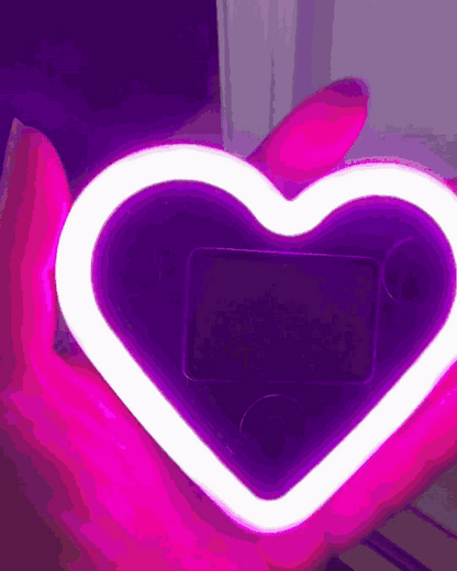 Solar Heart Car Light